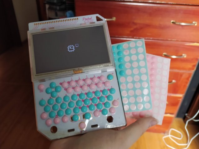 pocket chip with bumper keys